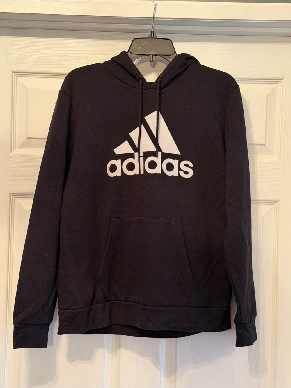 adidas golf black hooded logo sweatshirt womens Size Large